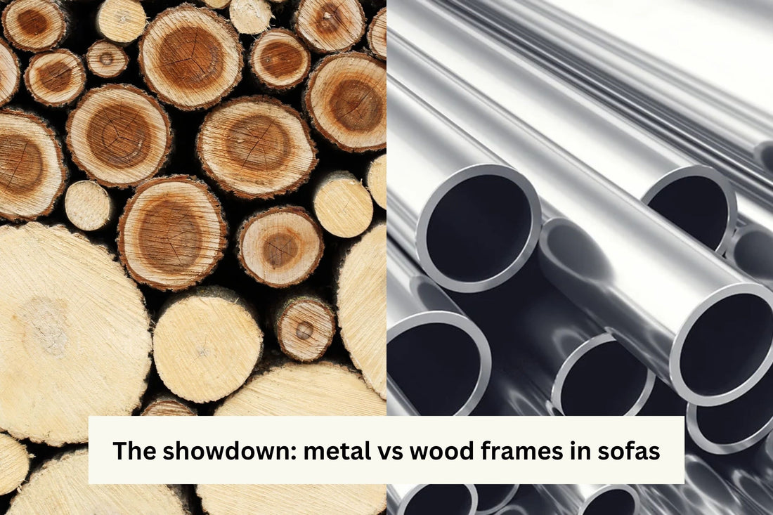 Metal vs wood in sofa frames