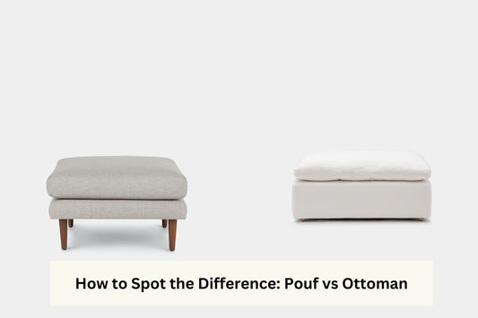 How to Spot the Difference: Pouf vs Ottoman