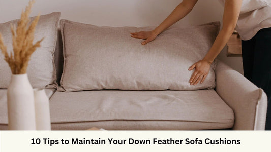 Fluffing sofa backrest cushions