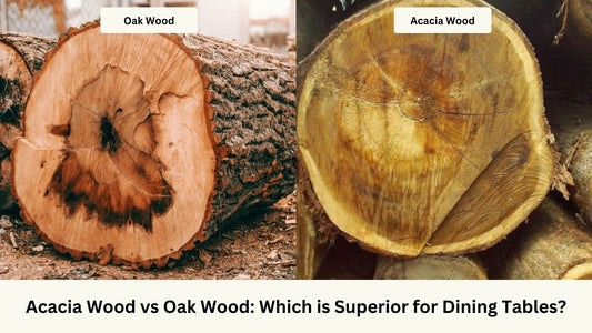 Acacia wood vs oak wood logs