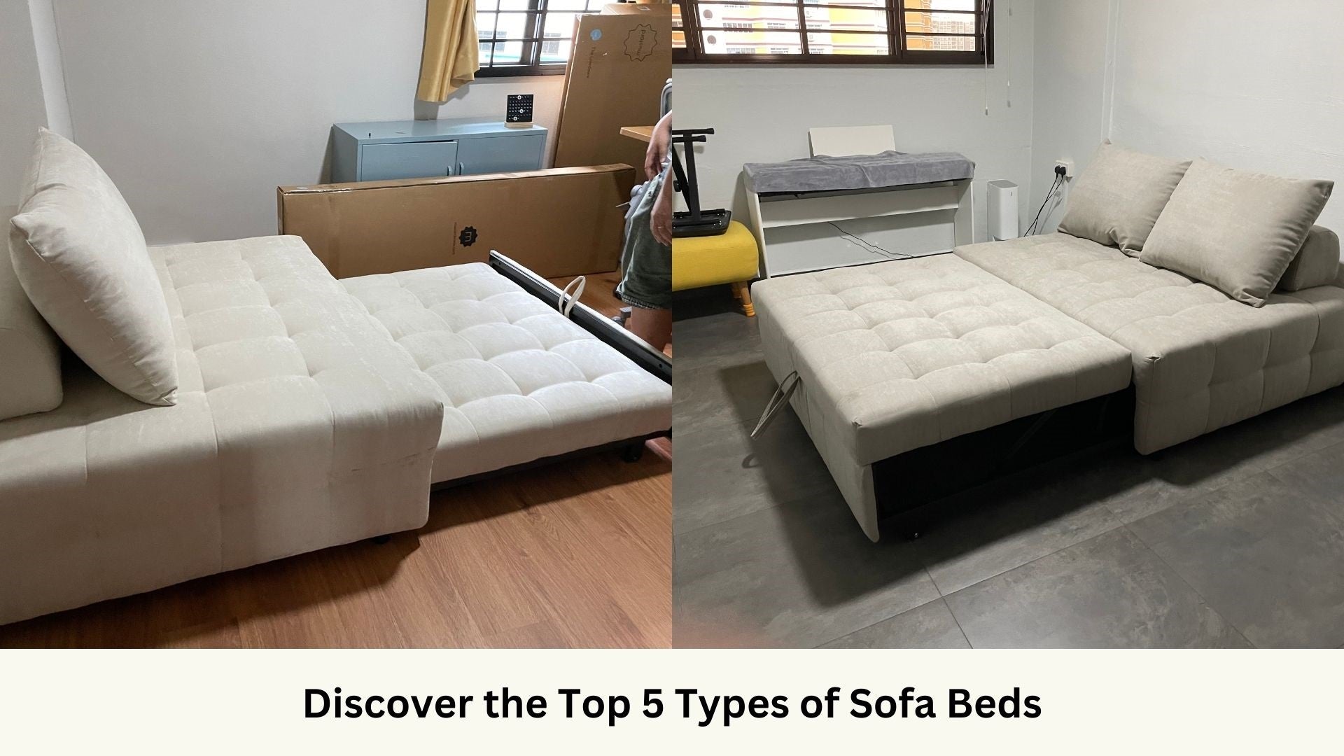 Discover the Top 5 Types of Sofa Beds – Cozylant