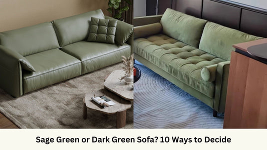 Comfy 280cm Dark Green Sofa vs Castle 220cm Sage Green Sofa