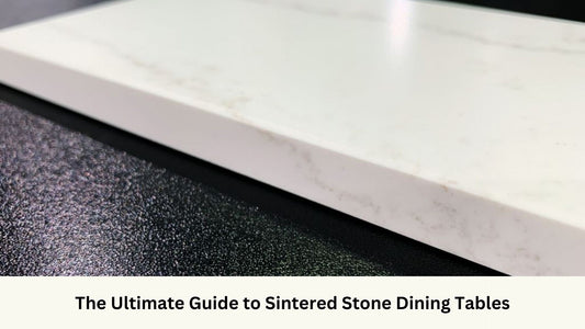 Sintered stone slab used for making tables