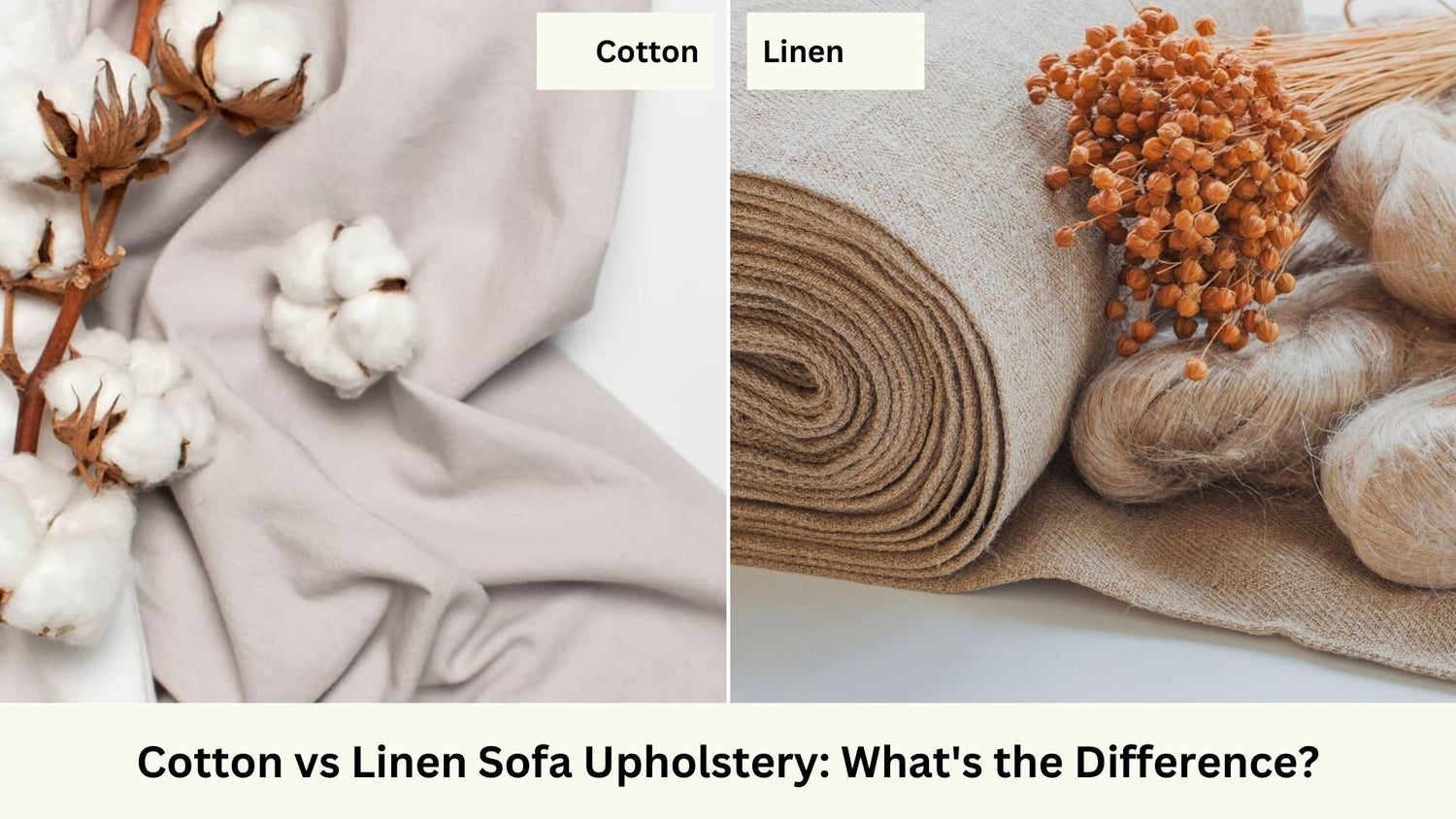Cotton vs Linen Sofa Upholstery What's the Difference?