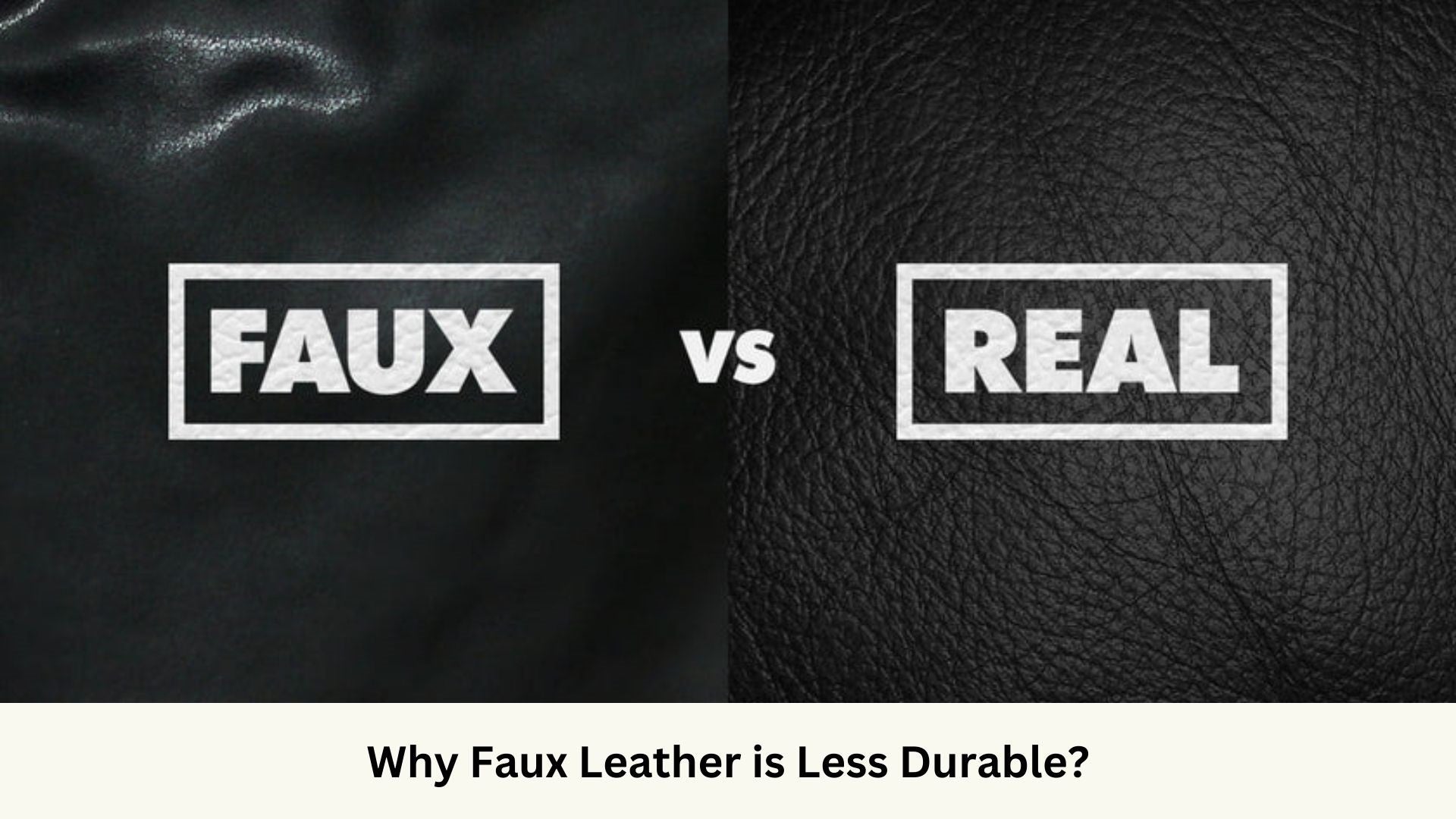 Is faux leather deals durable