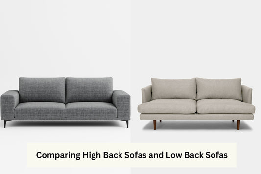 Comparing High Back Sofas and Low Back Sofas