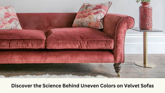 Sample pink velvet sofa