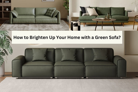 How to Brighten Up Your Home with a Green Sofa