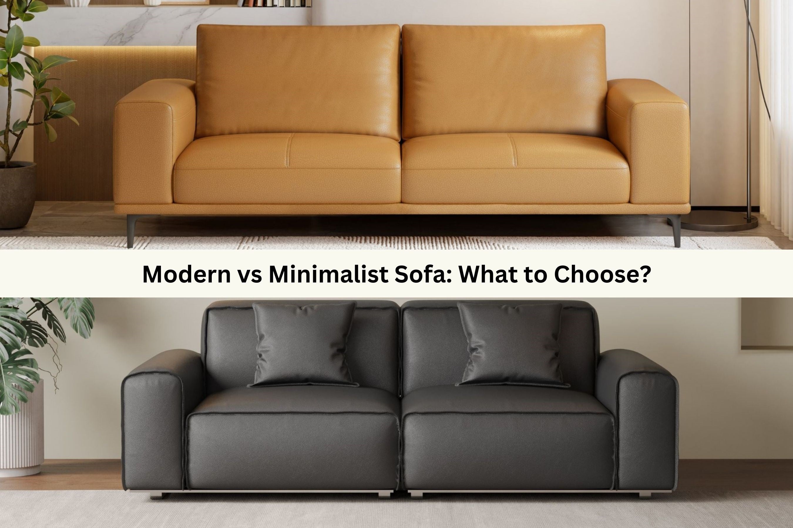 Modern Vs Minimalist Sofa What To Choose