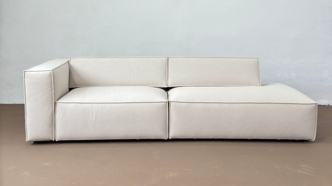 Custom Cubix Fabric One Arm Sofa with Adjustable Backrest