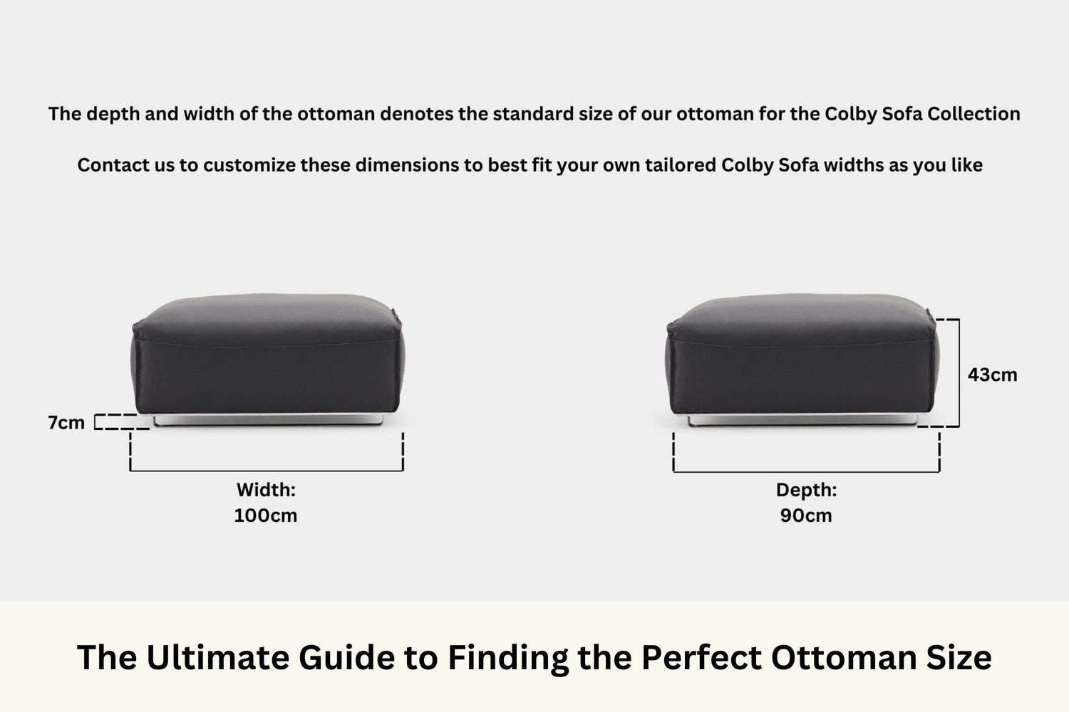 Guide to finding the perfect ottoman size