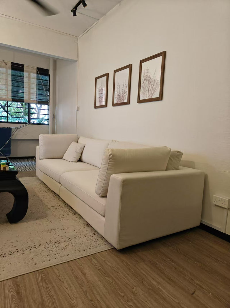 Claudia 4 seater pet friendly fabric sofa