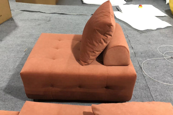 Candy 85cm Orange (Furla-54) Fabric Sofa Bed Amos | Mar 24