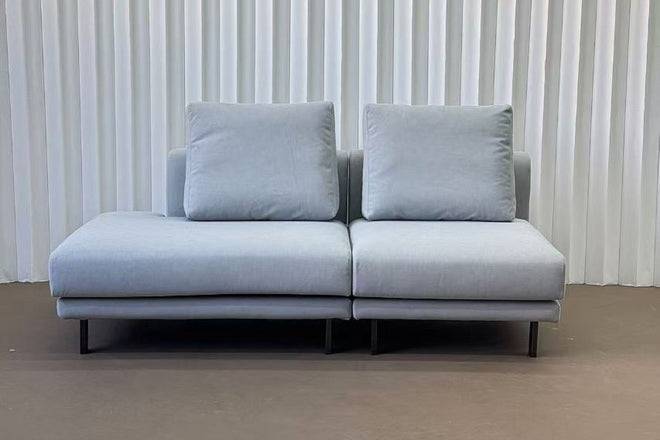 Cedar 180cm Grey (Furla 92) Armless Fabric Sofa He Lihua | Oct 24