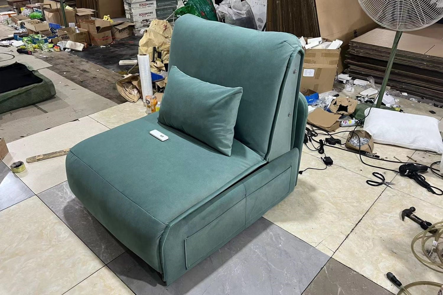 Chronos 90cm Green (Furla 68) Electric Sofa Bed Esther | Aug 24