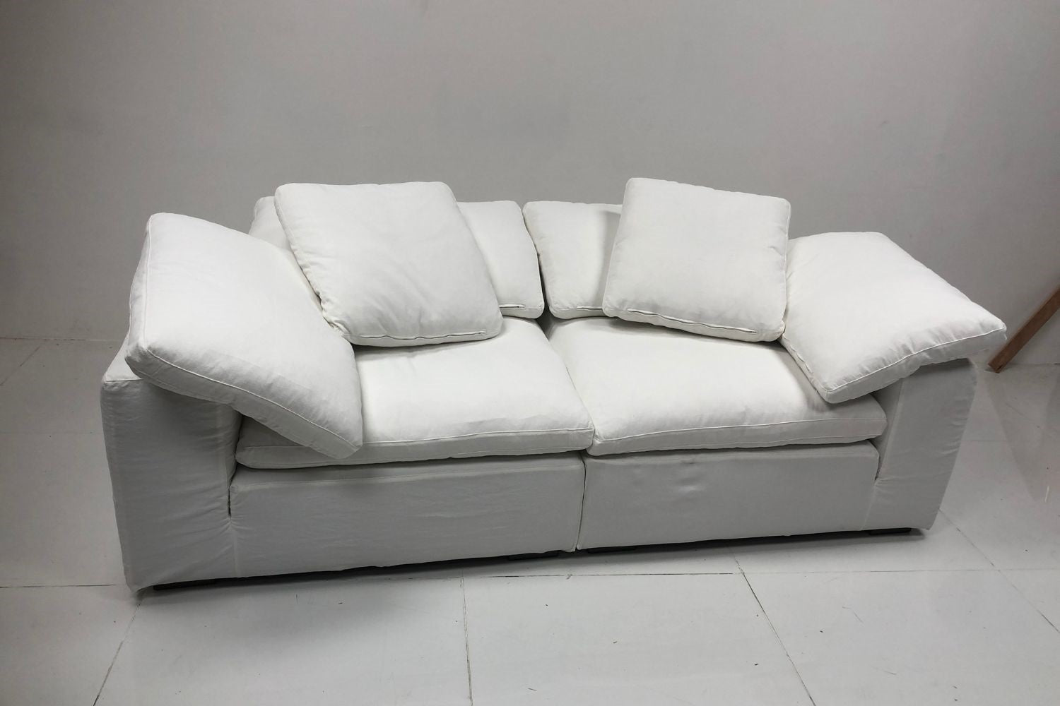 Cloud 200cm White Fabric Sofa Rachel Ker | Mar 24