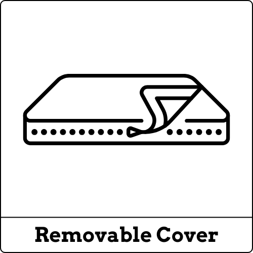 Removable cover feature icon