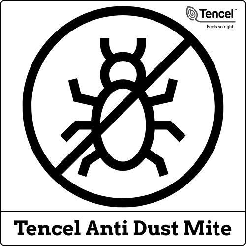 Tencel anti dust mite feature icon