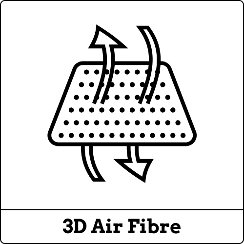 Mattress 3D air fiber icon