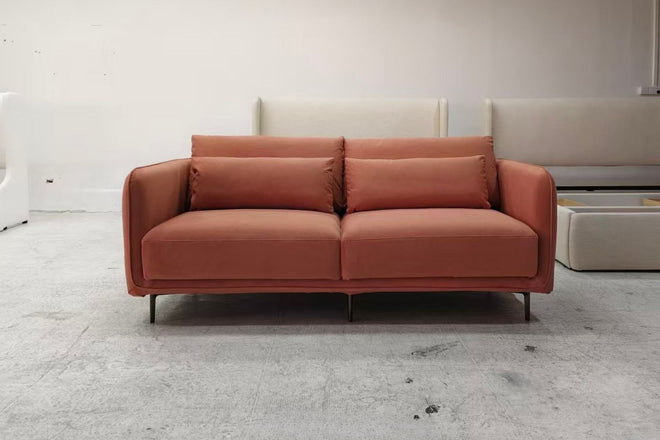 Casper 195cm Pink Fabric Sofa Ann Jay | Dec 25