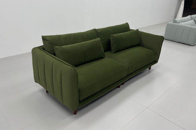 Casper 220cm Green (Furla 63) Fabric Sofa Chelsea Goo | Feb 25