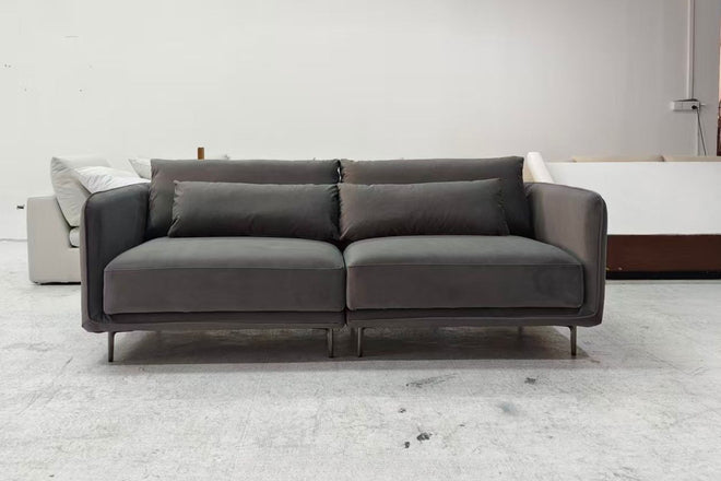 Casper 220cm Grey Fabric Sofa Lucas | Dec 25
