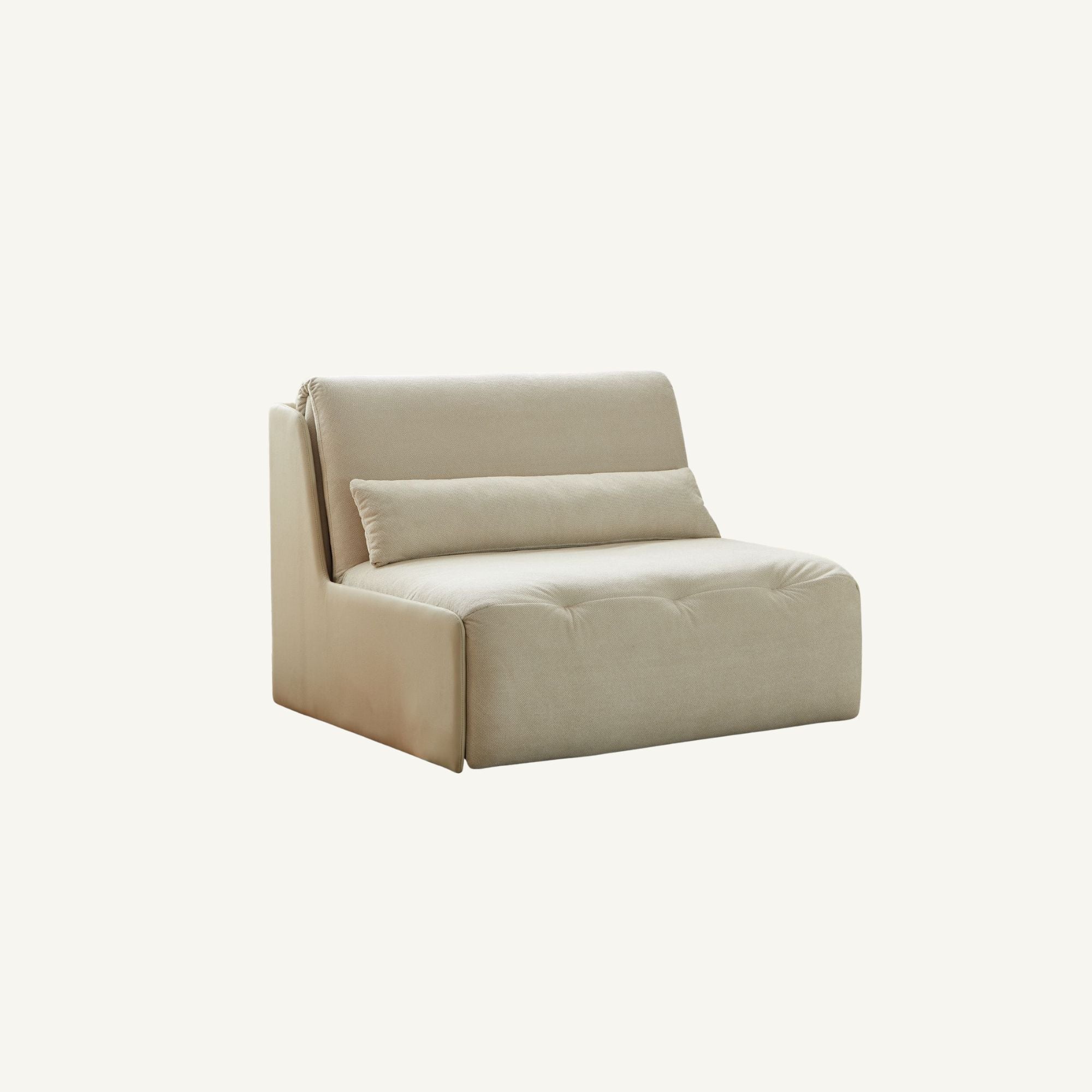 Electric sofa bed in white