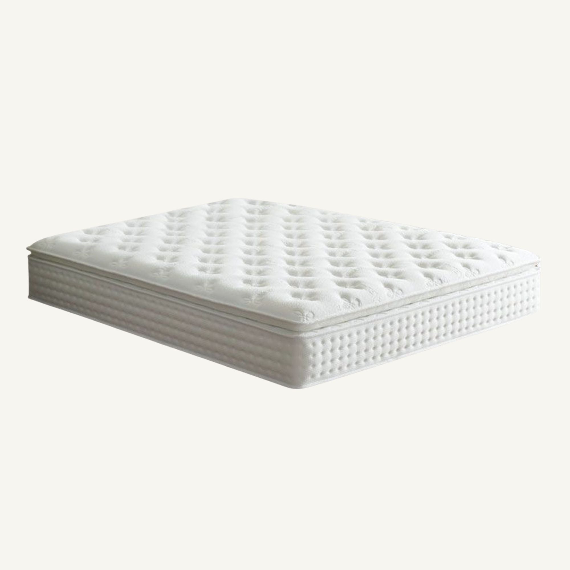 Serenity latex mattress on white background