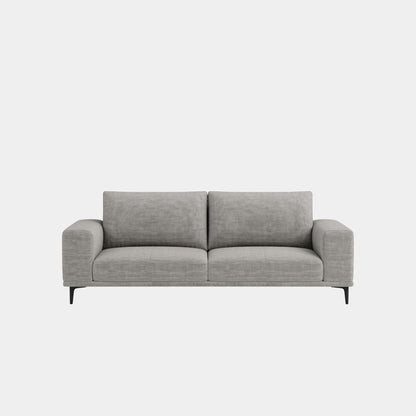 calm fabric sofa grey