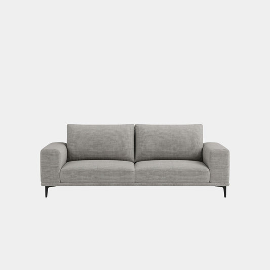 calm fabric sofa grey