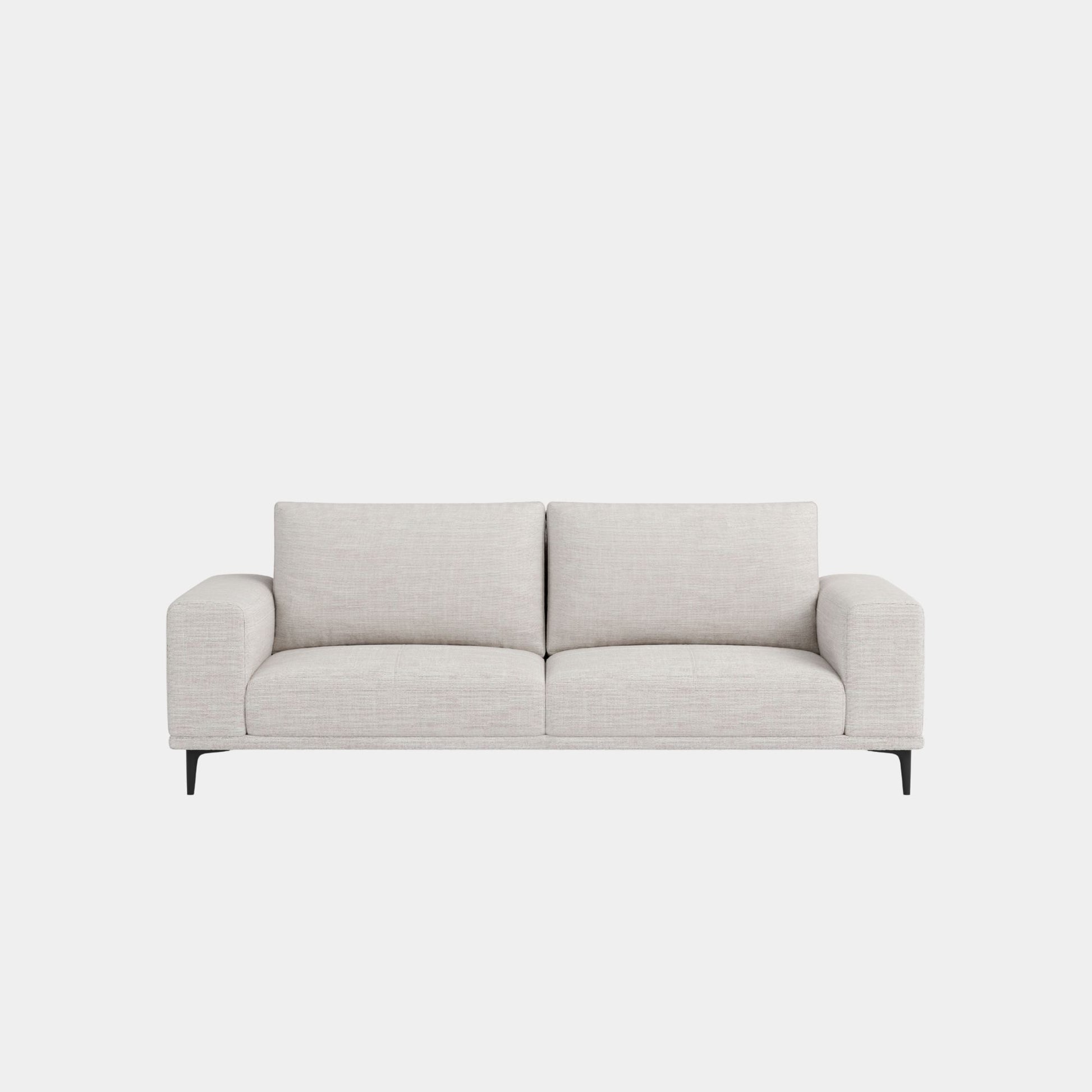 calm fabric sofa white