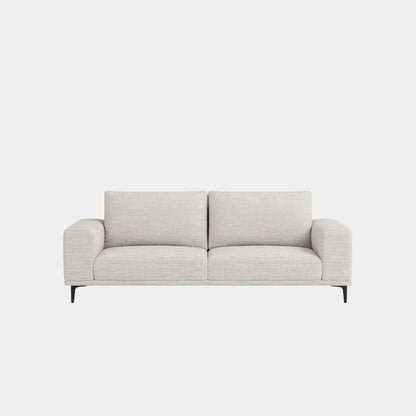 calm fabric sofa white
