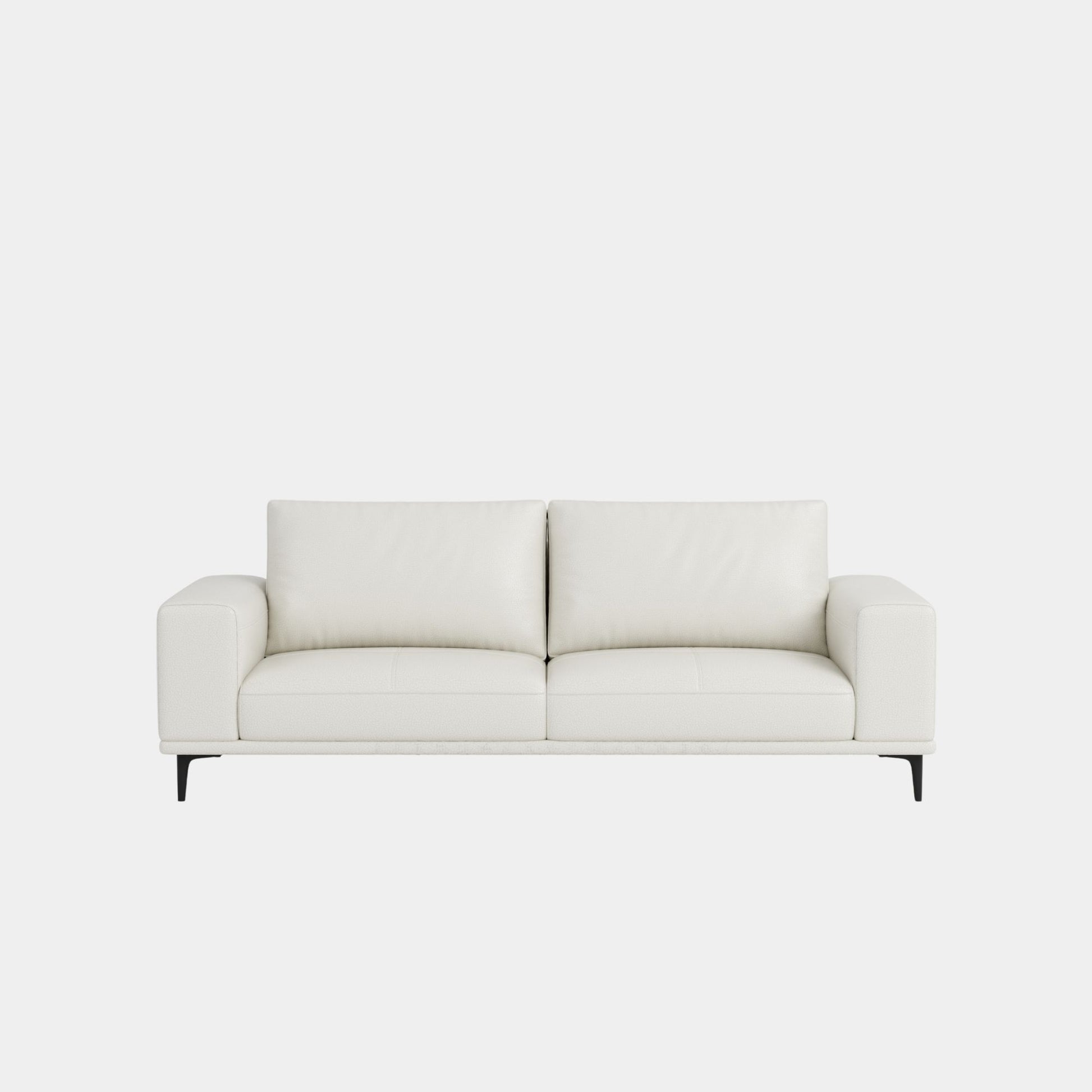 calm leather sofa white
