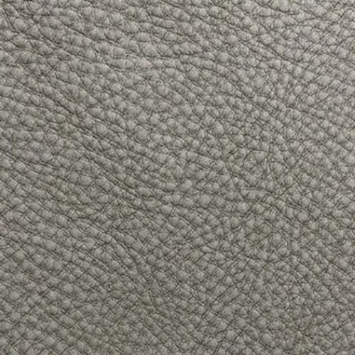 Calm half leather sofa swatch close up view