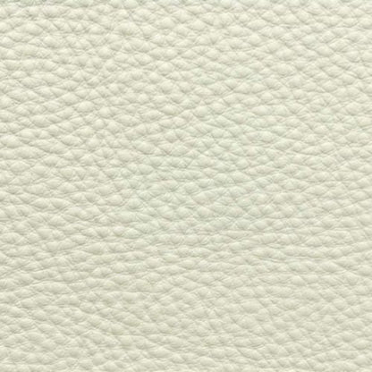 Calm white top grain half leather sofa