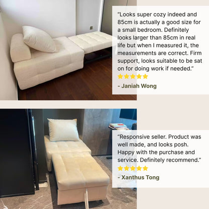 Good review for Candy fabric sofa bed