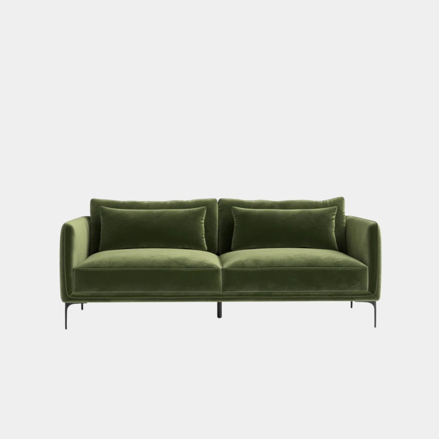 casper fabric sofa green