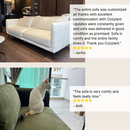 Good reviews for Casper fabric sofa