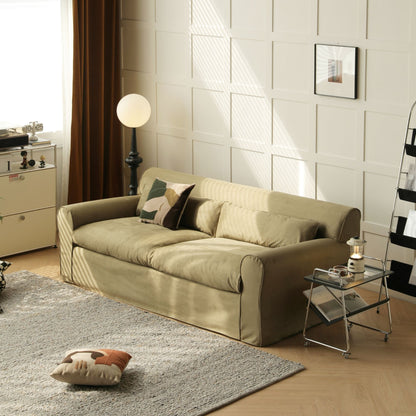 Caspian fabric sofa green