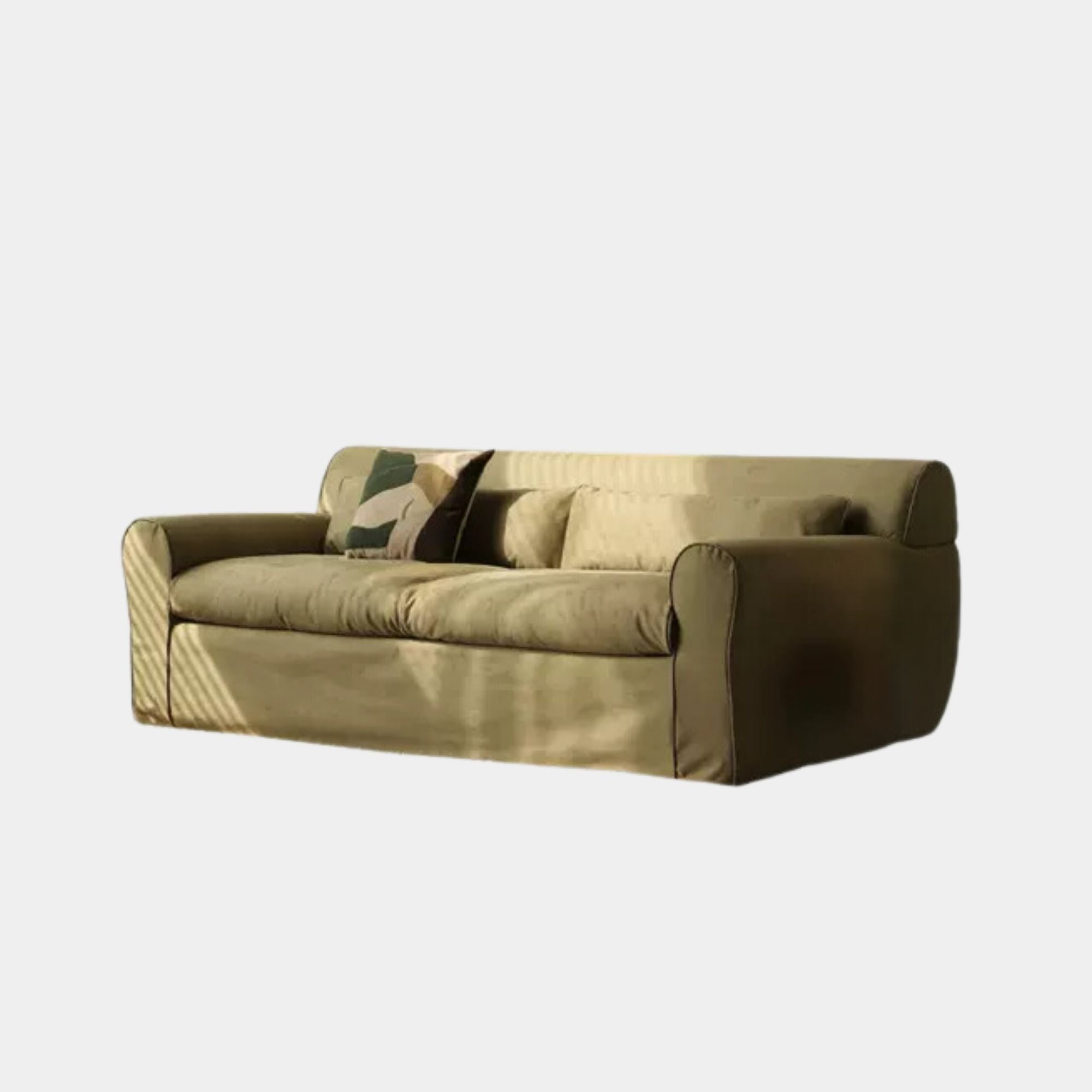 Caspian fabric sofa green