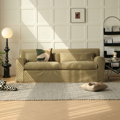 Caspian fabric sofa green