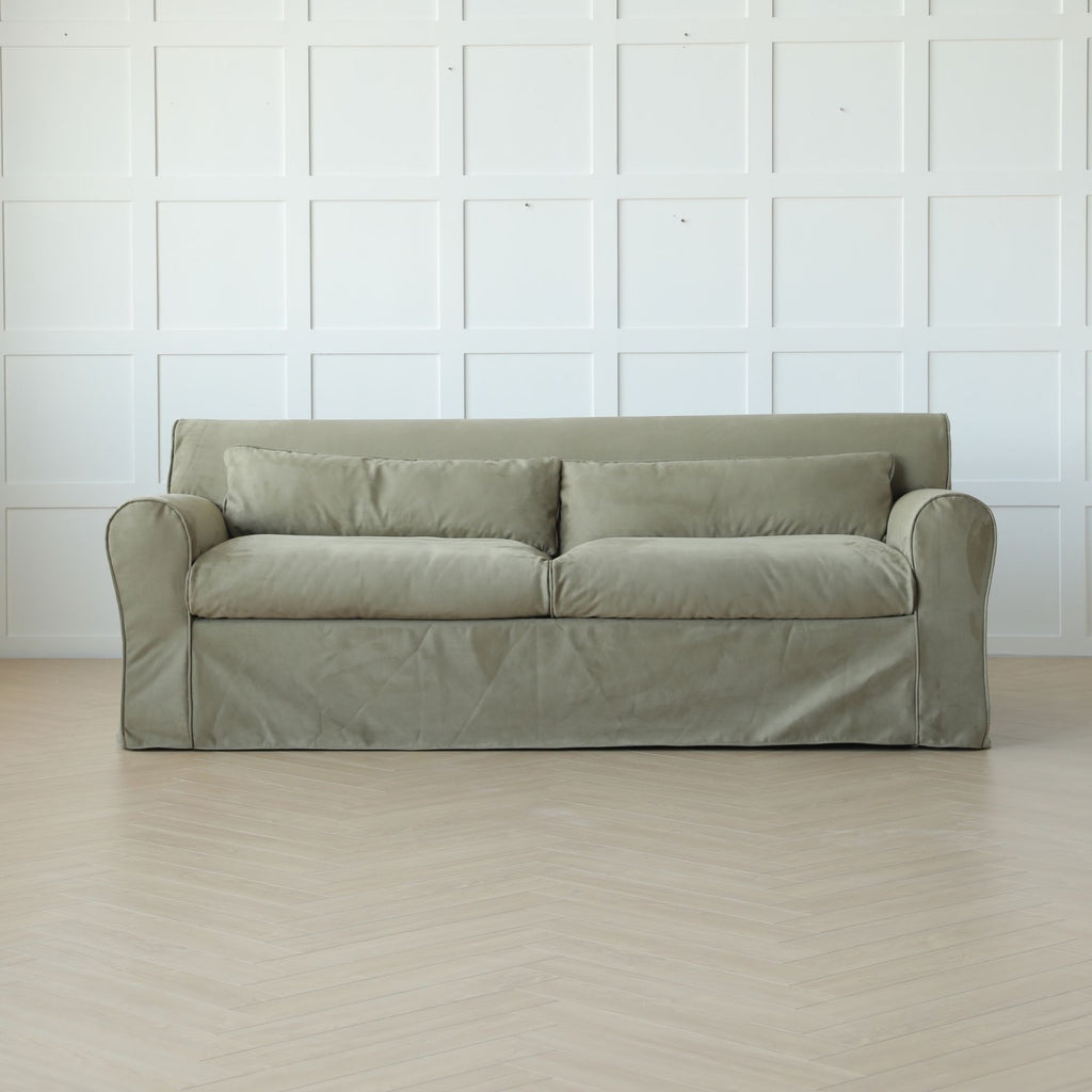 Caspian fabric sofa green