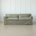 Caspian fabric sofa green