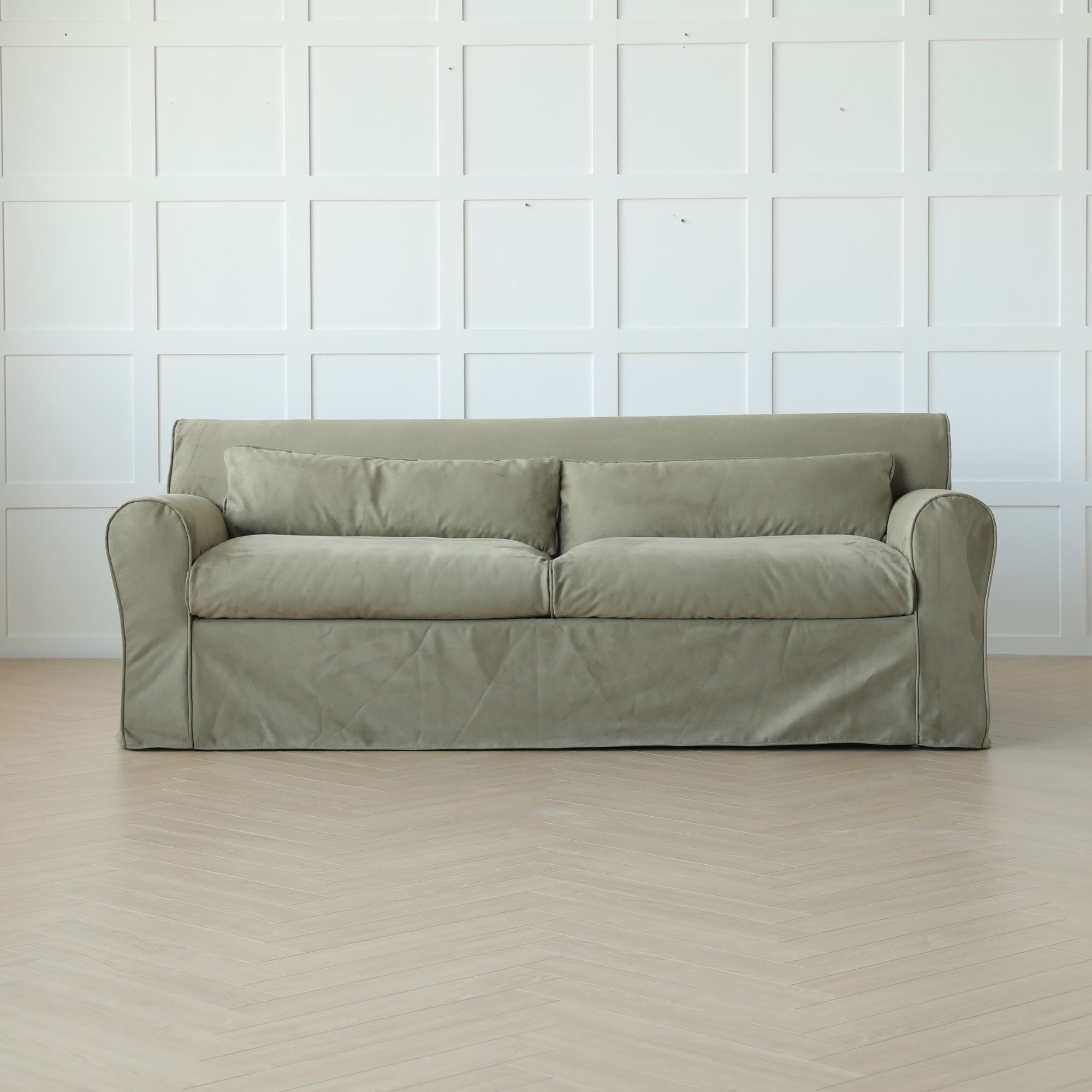 Caspian fabric sofa green