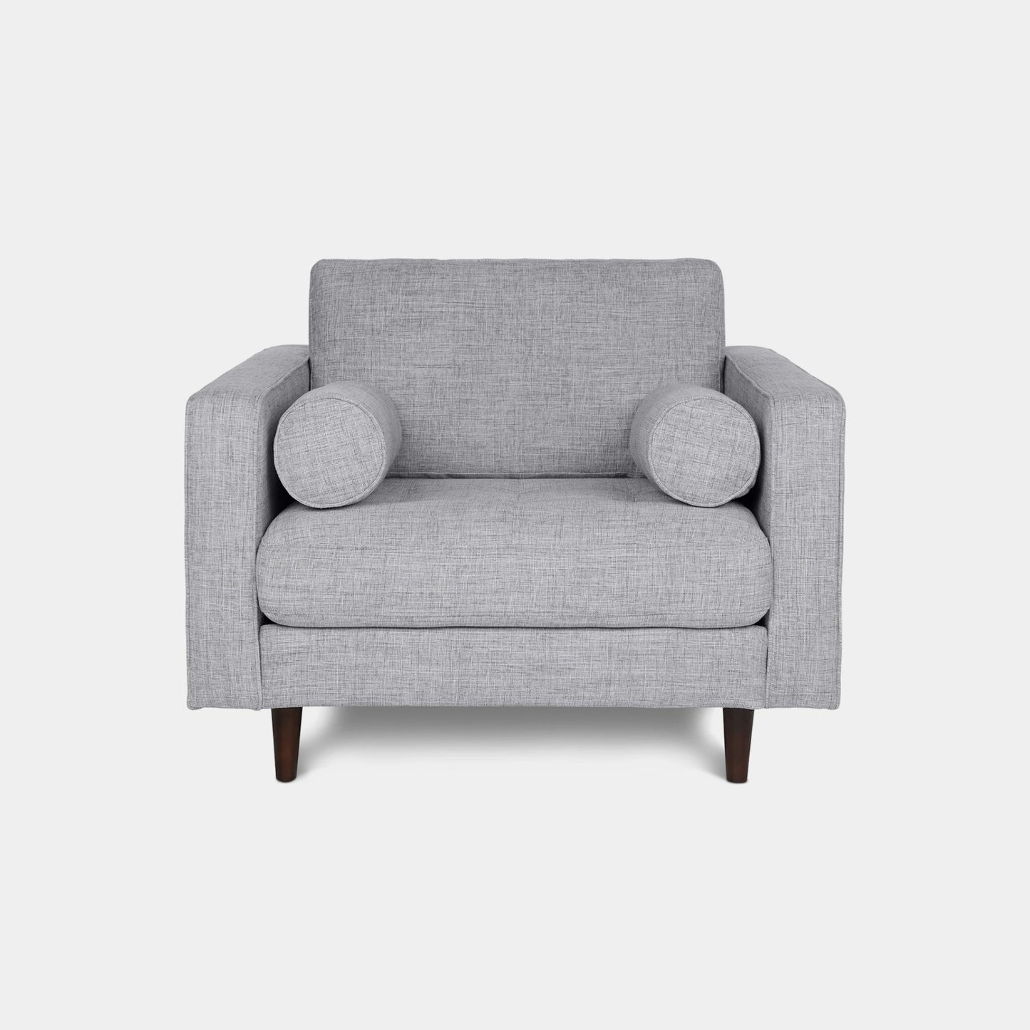 Castle fabric armchair grey