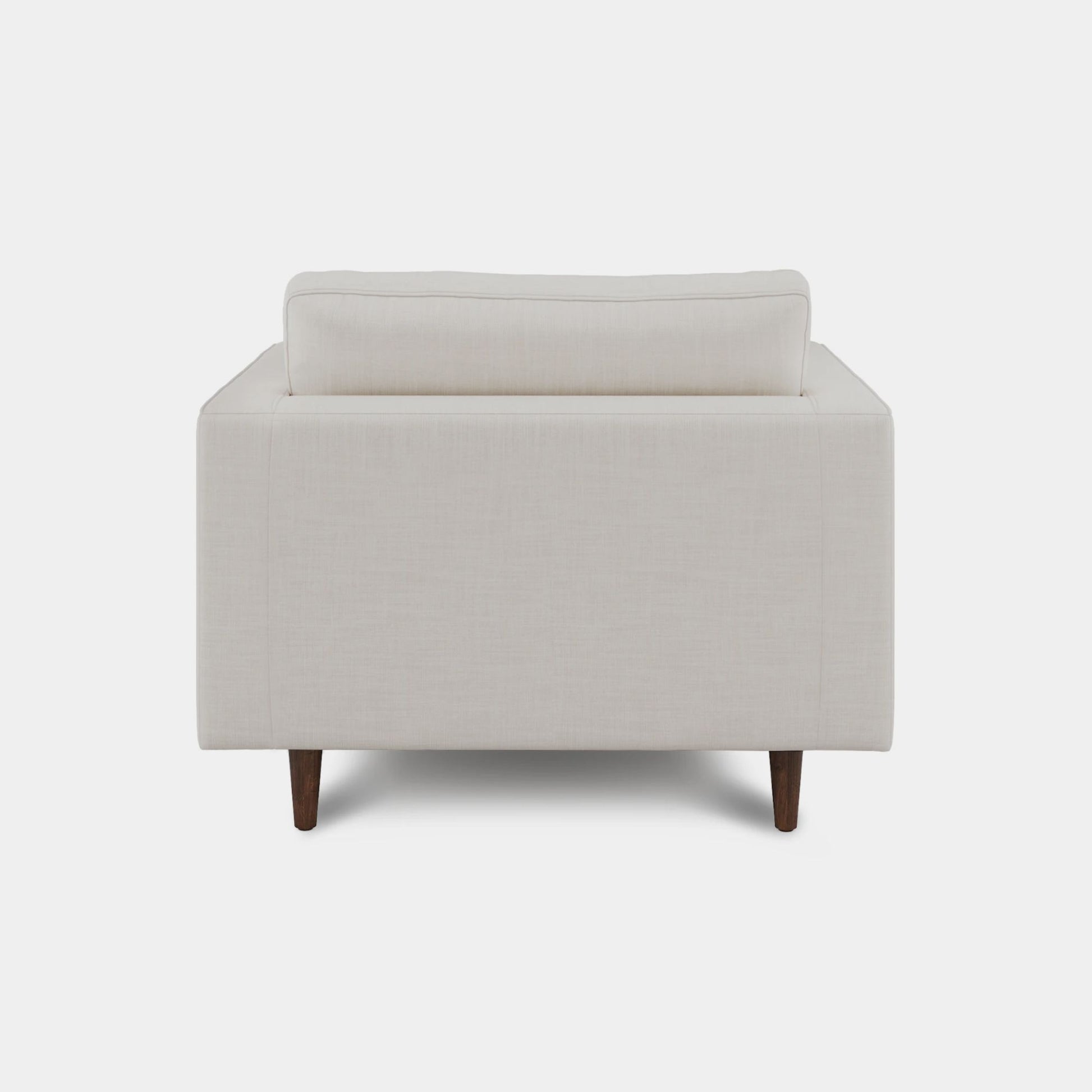 Castle fabric armchair white