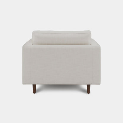 Castle fabric armchair white