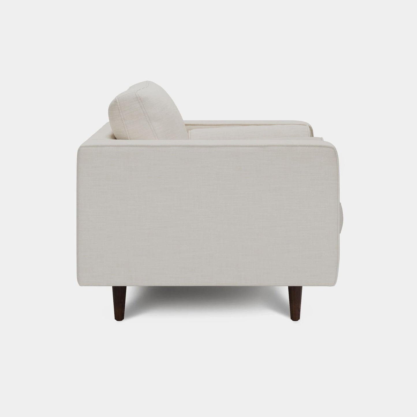 Castle fabric armchair white