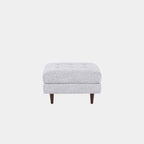 castle fabric ottoman grey