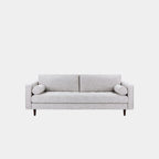 castle fabric sofa grey